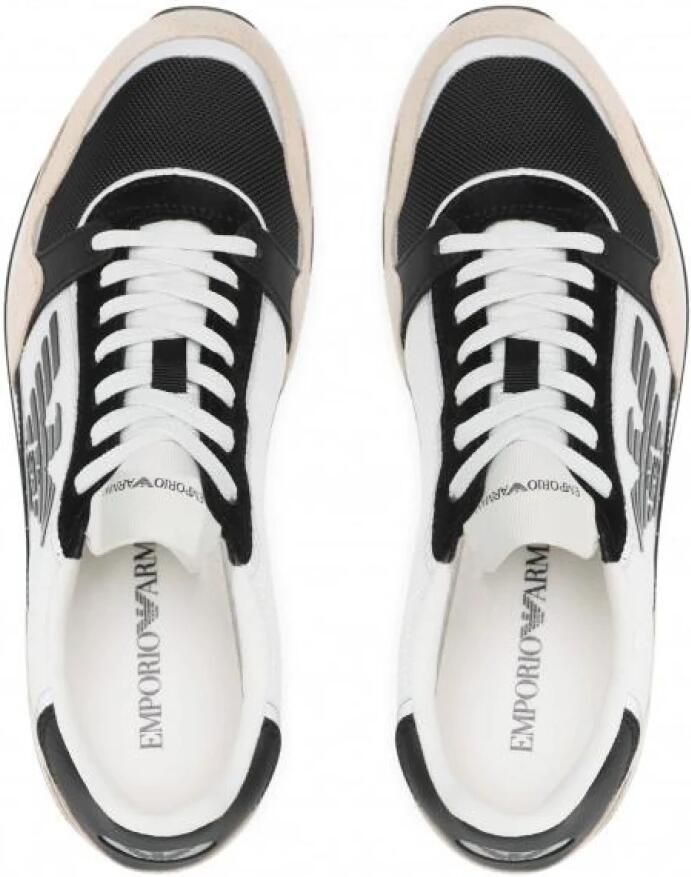 Emporio Armani Beige Polyester Herensneakers X4X537Xm678Beigenero Beige Heren