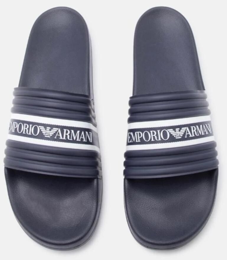 Emporio Armani PVC Slippers met Logotape - Foto 2