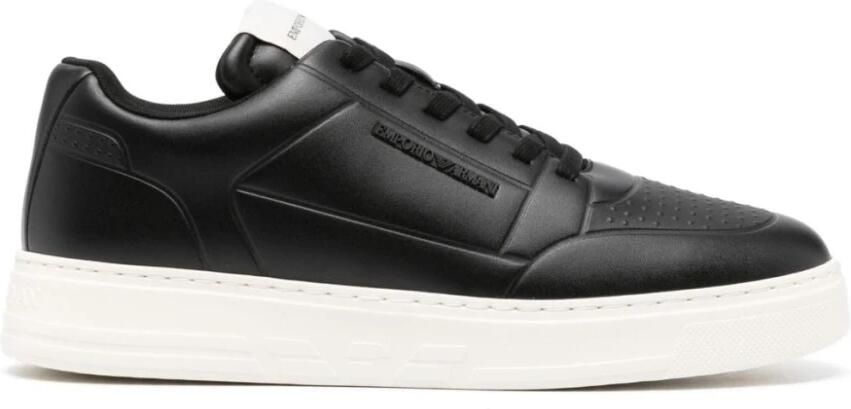 Emporio Ar i Reliëf Logo Sneakers