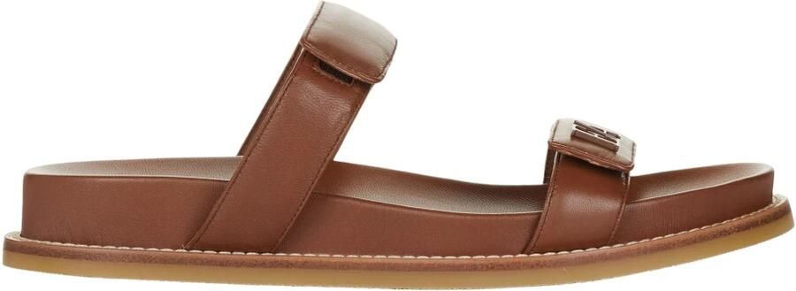 Emporio Ar i Leather slides Bruin - Foto 3