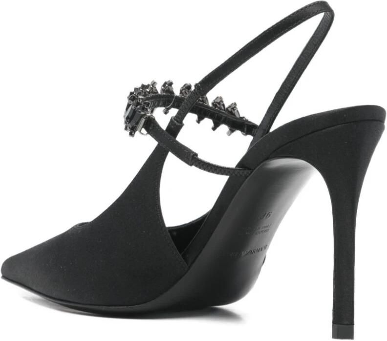 Emporio Armani Satijnen Slingback Pumps - Foto 2