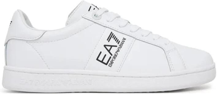 EA7 Emporio Armani Sneakers laag 'CLASSIC' zwart wit