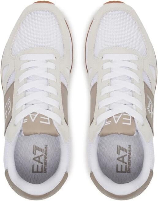 Emporio Armani EA7 Mesh en PU Leren Sneakers - Foto 3