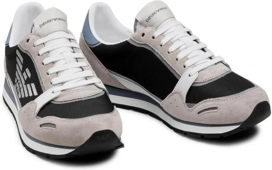 Emporio Armani Hoogwaardige sneakers voor heren Gray Heren