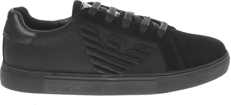 Emporio Armani Sportieve Sneakers Black Heren - Foto 3