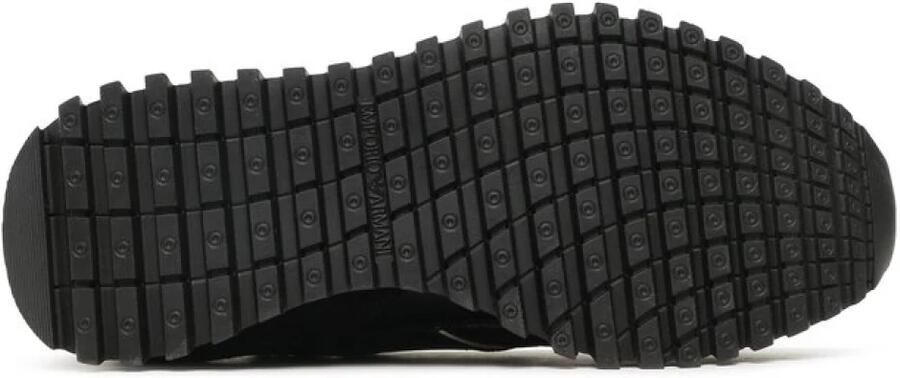 Emporio Armani Zwarte Sock-Sneaker met Contrasterende Logo-inzetstukken Black Heren - Foto 5