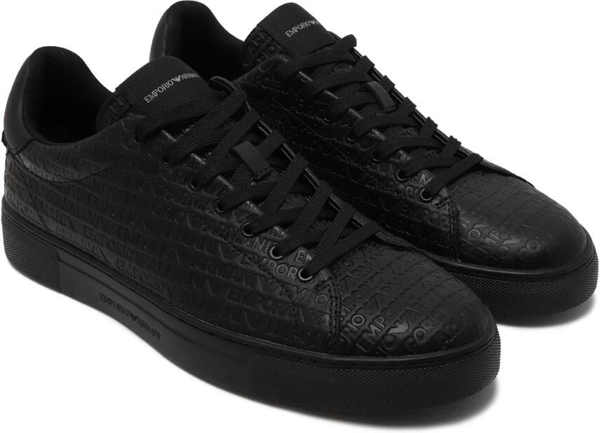 Emporio Armani Zwarte Sneaker Schoenen Black Heren - Foto 3
