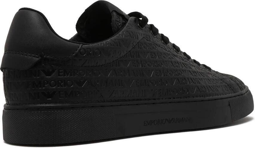 Emporio Armani Zwarte Sneaker Schoenen Black Heren - Foto 4