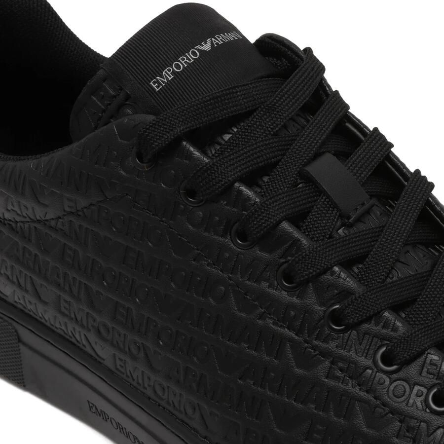 Emporio Armani Zwarte Sneaker Schoenen Black Heren - Foto 2