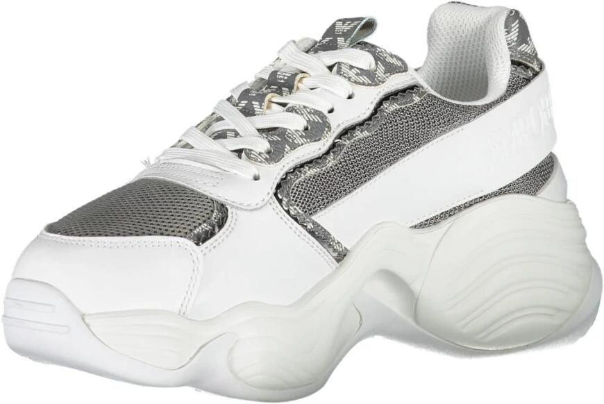 Emporio Armani Sportieve witte sneakers met contrastdetails