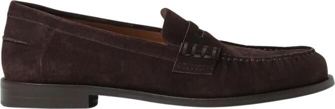Emporio Ar i Suede Leren Penny Loafers - Foto 2