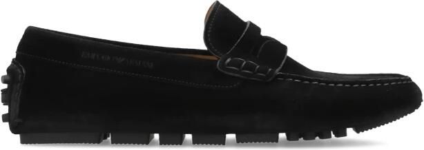 Emporio Armani Suede Loafers