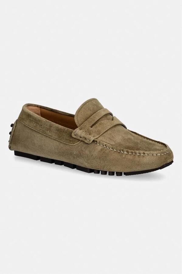Emporio Armani Suede Penny Loafers - Foto 2