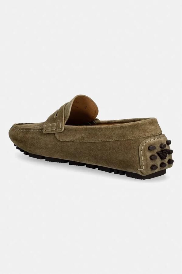 Emporio Armani Suede Penny Loafers - Foto 3