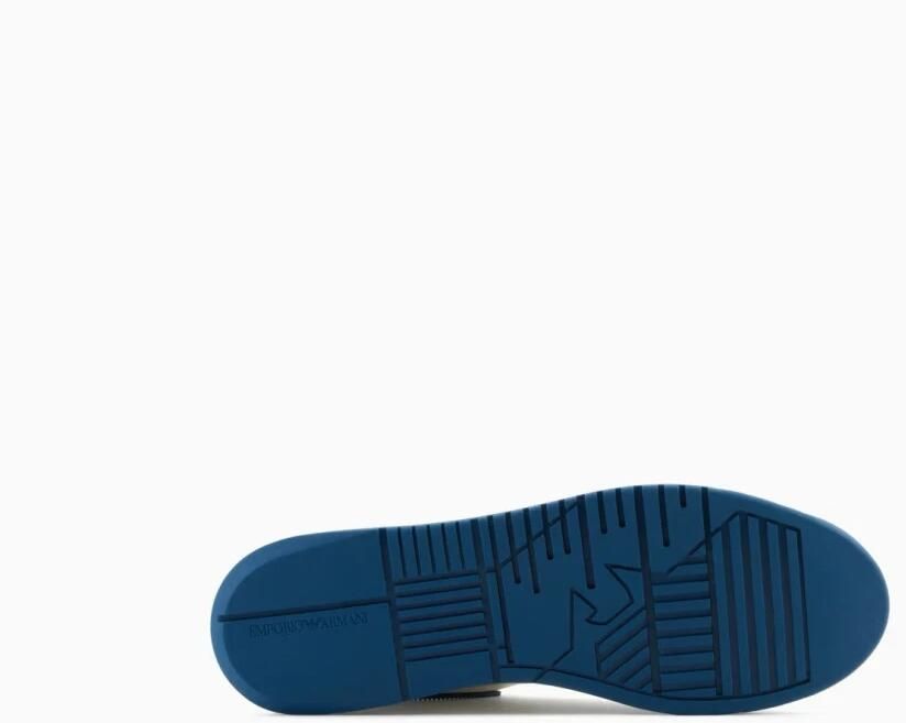 Emporio Ar i Witte Sneakers met Adelaardetail