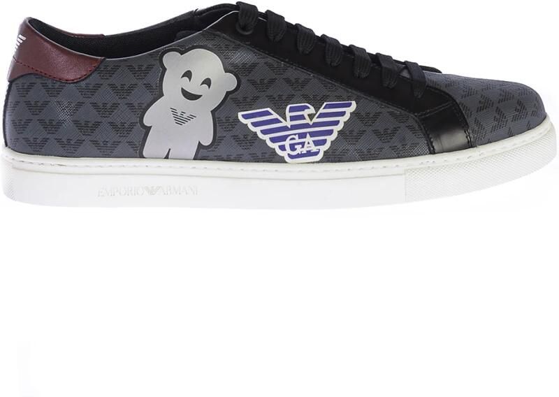 Emporio Armani Sportieve Sneakers Black Heren - Foto 2