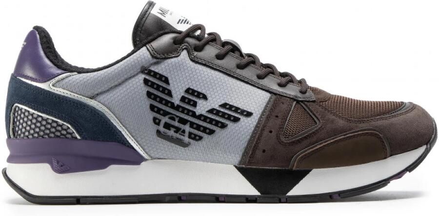 Emporio Armani Multikleur Logo Sneakers Gray Heren - Foto 3