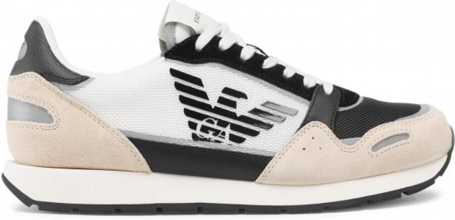 Emporio Armani Beige Polyester Herensneakers X4X537Xm678Beigenero Beige Heren