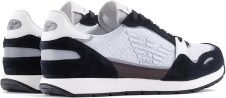 Giorgio Armani Casual Witte Textiel Sneakers oor Heren White - Foto 7