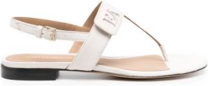 Emporio Armani Flat Sandals Wit Dames
