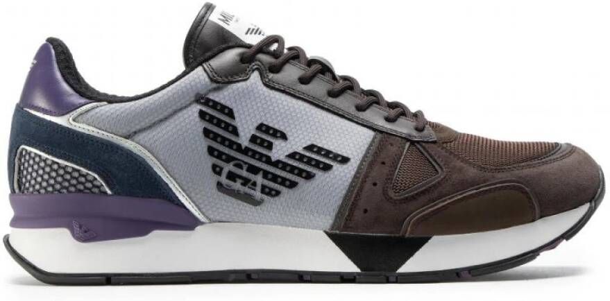 Emporio Armani Grijs en Bruin X4X289Xm499 Gray Heren