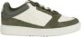 Emporio Armani Logo-Debossed Panelled Sneakers Groen Heren - Thumbnail 5