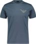 Emporio Armani Heren Petrolio Adelaar Logo T-shirt - Thumbnail 1