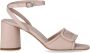 Emporio Armani High Heel Sandals Pink Dames - Thumbnail 1