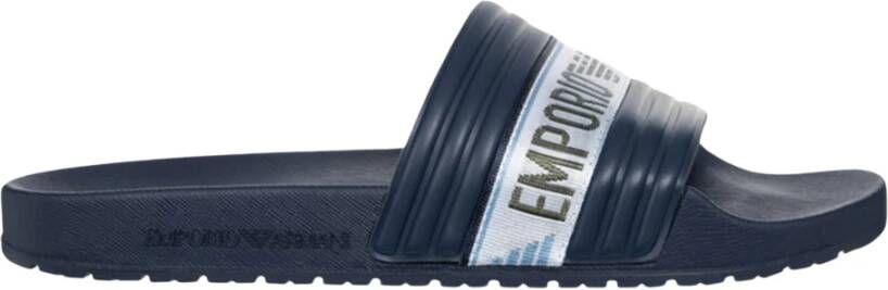 Emporio Armani Heren Slippers Lente Zomer Collectie Xvps06 Blue Heren - Foto 2