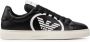 Emporio Armani Sneaker With Maxi Logo Zwart Heren - Thumbnail 2