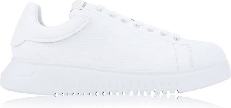 Emporio Ar i Off White Sneakers Vetersluiting White