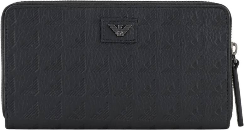 Emporio Ar i Luxe Leren Portemonnee met Adelaarprint