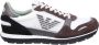 Emporio Armani Militair Groen Zwart Sneaker Multicolor Heren - Thumbnail 1