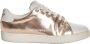 Emporio Armani Moderne Metallic Sneakers voor Vrouwen Yellow Dames - Thumbnail 1