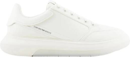 Emporio Ar i Off White Sneakers Vetersluiting White