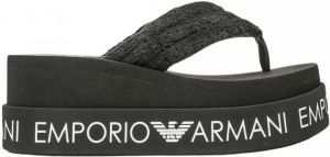 Emporio Armani Plateau Sleehakken Hoge Hakken Zwart Dames