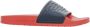 Emporio Ar i Platte PVC Logo Muiltjes Blauw Multicolor - Thumbnail 1