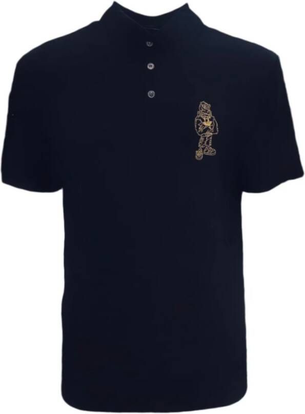 Emporio Ar i Polo met korte mouwen met geborduurd cartoon adelaarslogo