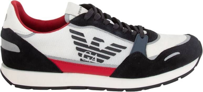 Emporio Armani Polyester Herensneakers Stijlvol en Comfortabel Multicolor Heren