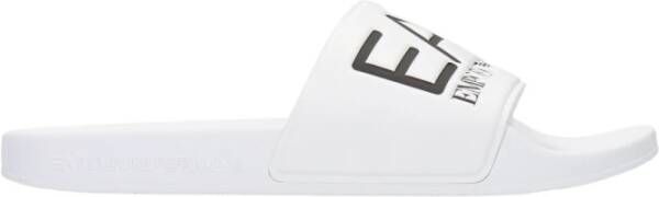 Emporio Ar i EA7 Witte polyethyleen sandalen met sband White - Foto 8