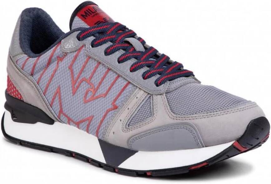 Emporio Armani Elegante Sneakers voor Heren Gray Heren