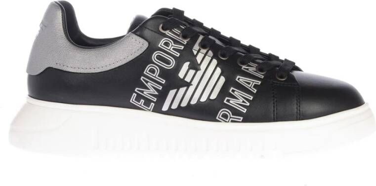 Emporio Armani Hoogwaardige sneakers voor heren Black Heren