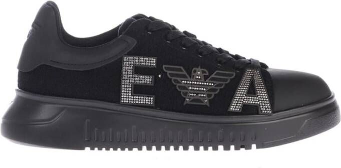 Emporio Armani Hoogwaardige sneakers voor heren Black Heren