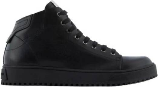 Emporio Armani X4Z101Xn163Nero Leren Sneakers voor Heren Black Heren