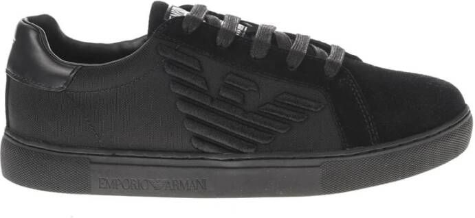 Emporio Armani Sportieve Sneakers Black Heren