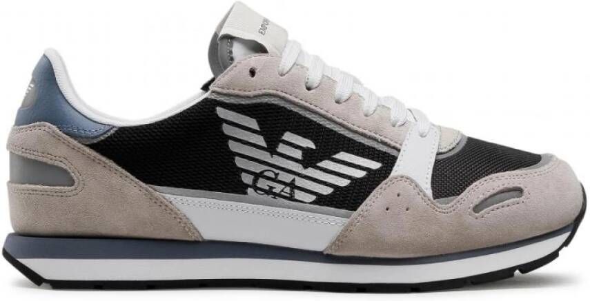 Emporio Armani Hoogwaardige sneakers voor heren Gray Heren