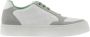 Emporio Armani Stijlvolle Leren Sneakers voor Heren White Heren - Thumbnail 1