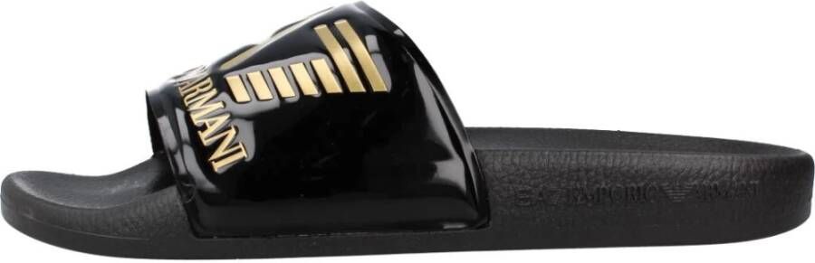 Emporio Armani EA7 Stijlvolle en comfortabele Xcp001 Xcc22 slippers Black Dames - Foto 15