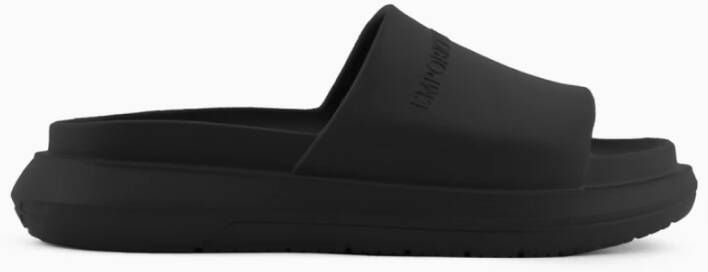 Emporio Armani Sliders Black Heren