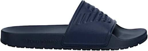 Emporio Armani Sliders Blue Heren